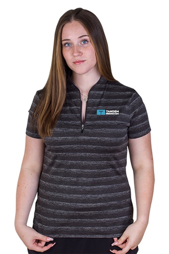 Women's Greg Norman LAB Stripe Polo